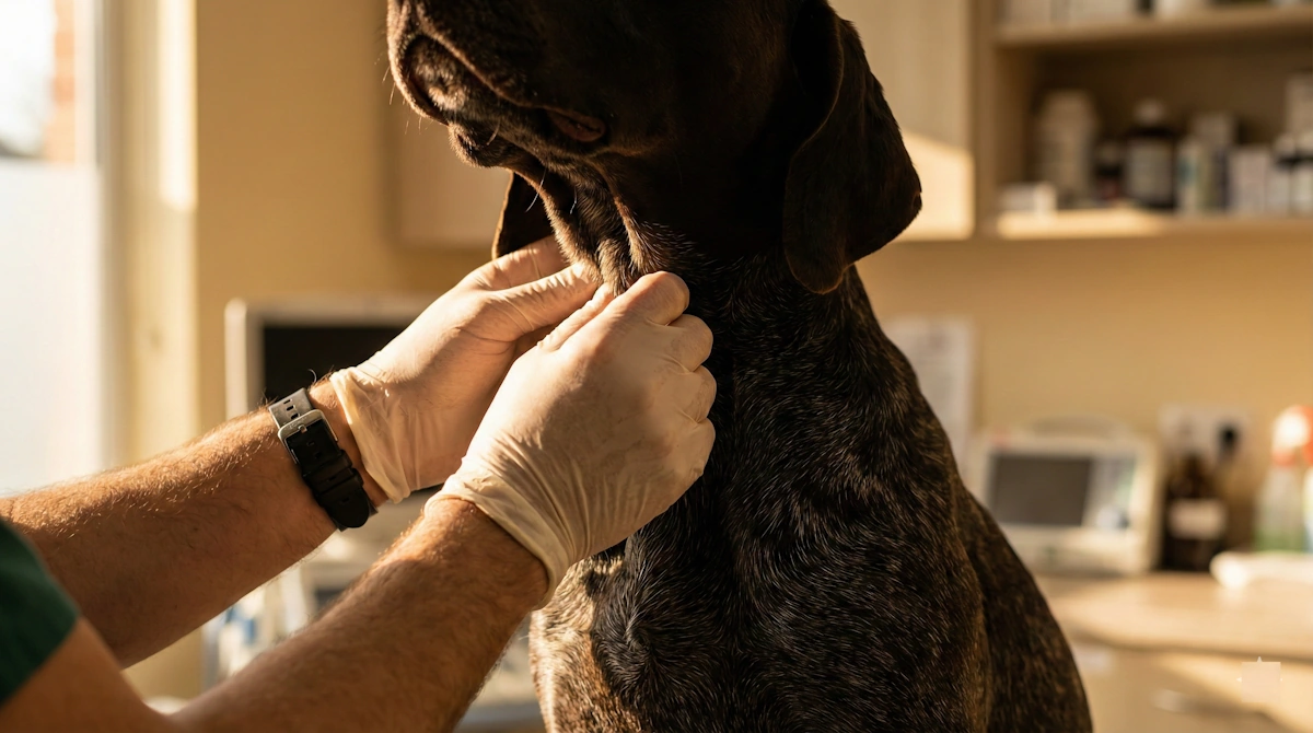 Examen veterinario de tráquea para diagnosticar por qué mi perro tose como si tuviera algo en la garganta