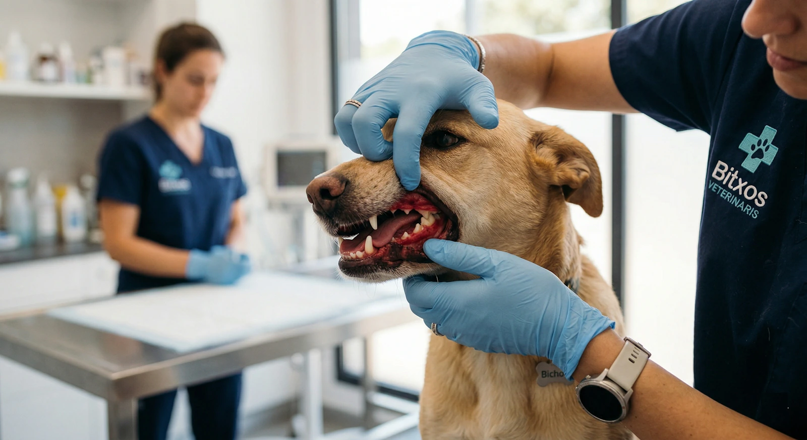 Revisión de síntomas clínicos del golpe de calor en perros.