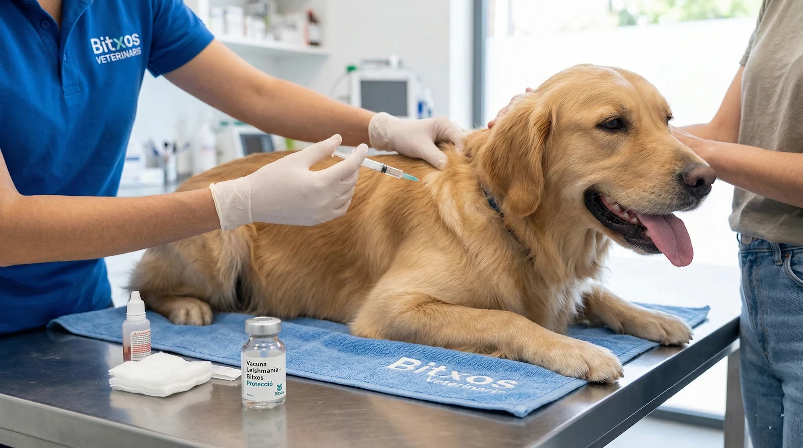 Vacunación clínica en Alella para entender cómo prevenir la leishmania.