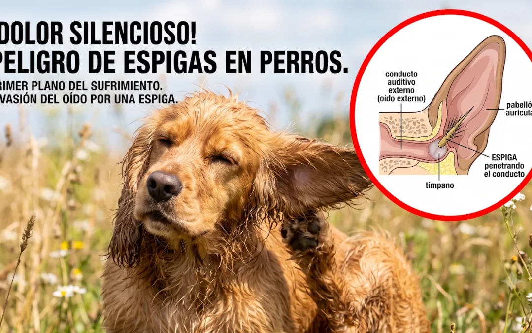 Peligro de las espigas en perros durante el verano.