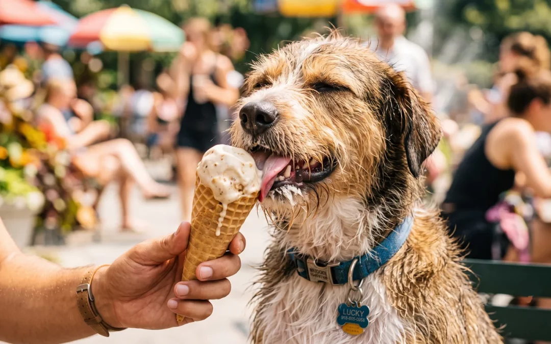 Helados caseros para perros