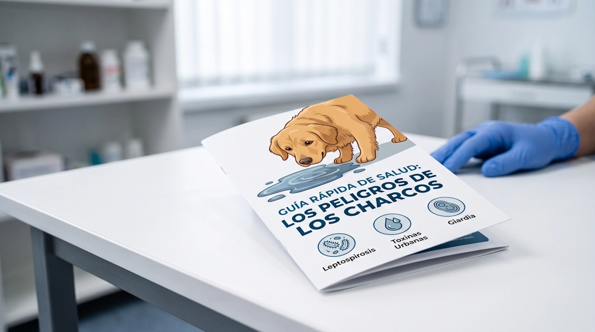Información de los peligros sobre: Mi perro bebe agua de los charcos.